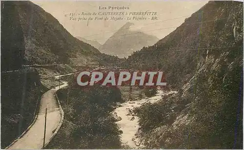 Cartes postales Route de Cauterets a Pierrefitte