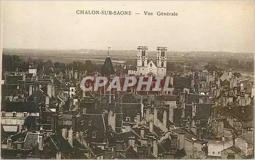 Cartes postales Chalon sur Saone Vue generale