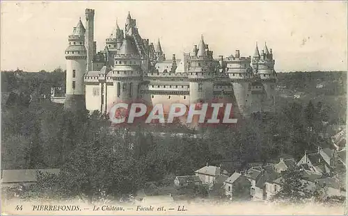 Ansichtskarte AK Pierrefonds Le Chateau Facade est