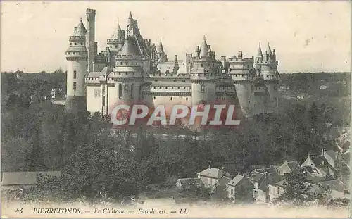 Cartes postales Pierrefonds Le Chateau Facade est