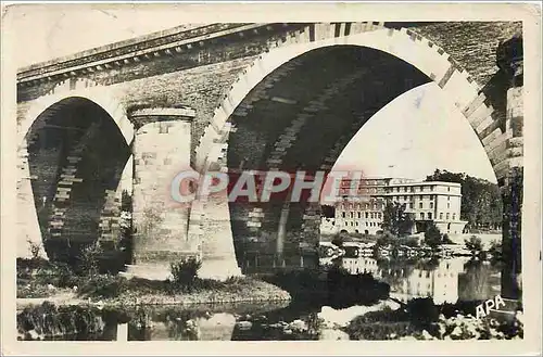 Ansichtskarte AK Moissac Tarn et Garonne Pont Napoleon Hotel du vieux Moulin