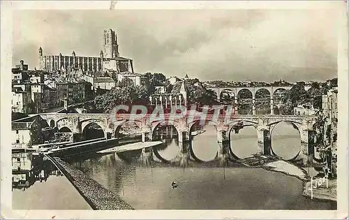 Cartes postales Albi Tarn Le pont vieux et la Cathedrale Ste Cecile