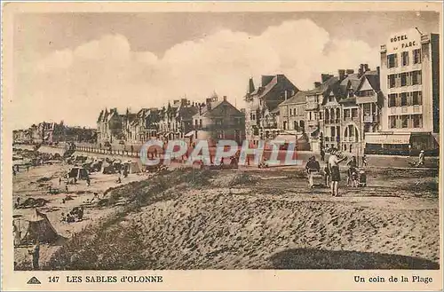Cartes postales Les Sables d Olonne Un coin de la Plage