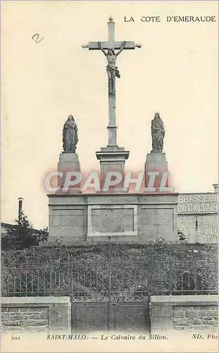 Ansichtskarte AK Saint Malo Le Calvaire du Sillon