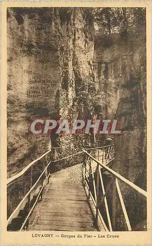 Cartes postales Lovagny Gorges du Fier Les Crues