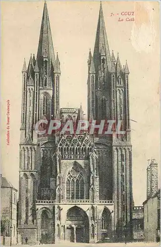 Cartes postales Coutances La Cathedrale
