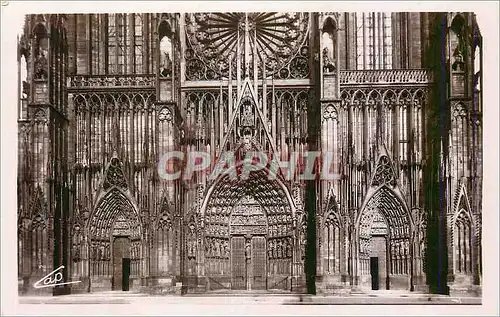 Cartes postales Strasbourg Facade de la Cathedrale