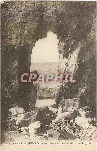 Cartes postales Presquile de Quiberon Port Barn Arche de la Grotte de Kergroix