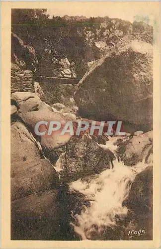 Ansichtskarte AK Excursion au Saut de Vesoles La Passerelle des Gardes