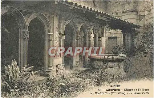 Ansichtskarte AK Charlieu Cloitre de l Abbaye des Benedictins Le vieux Puits