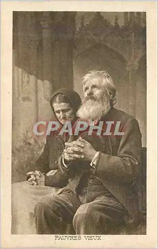 Cartes postales Pauvres vieux Sirop Mouard Phamarcie de Lagny