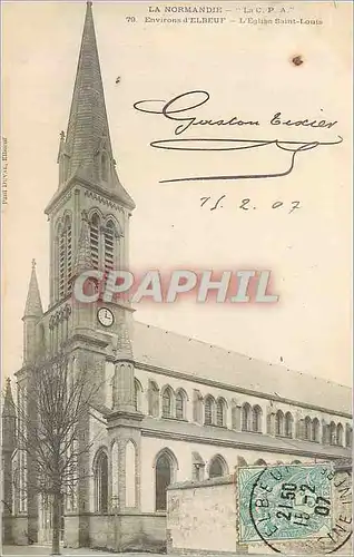 Cartes postales Environs d Elbeuf L Eglise Saint Louis