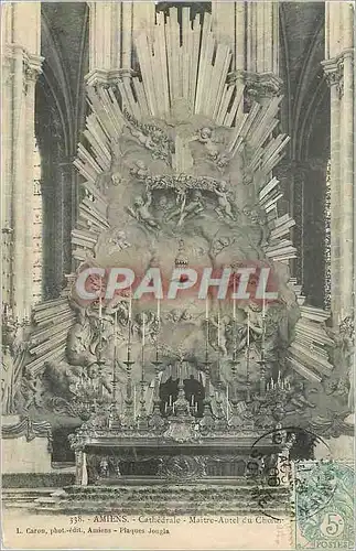 Cartes postales Amiens Cathedrale Maitre Autel du Choeur