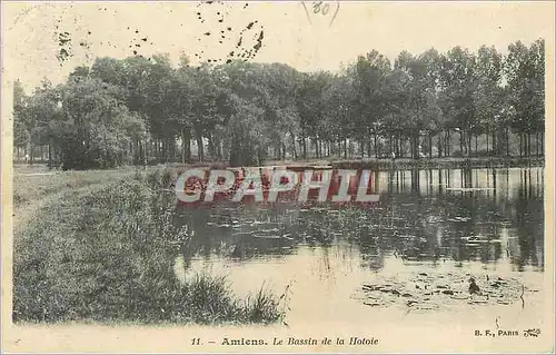 Ansichtskarte AK Amiens Le Bassin de la Hotoie