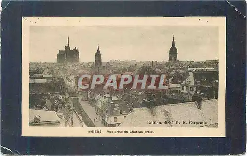 Cartes postales Amiens Vue prise du Chateau d Eau