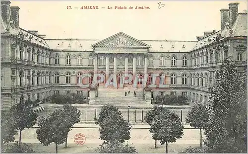 Ansichtskarte AK Amiens Le Palais de Justice