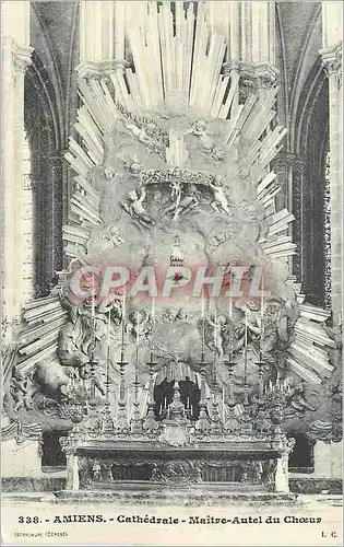 Cartes postales Amiens Cathedrale Maitre Autel du Choeur