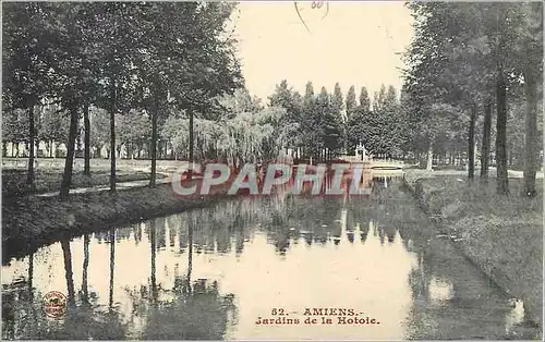 Cartes postales Amiens Jardins de la Hotoie