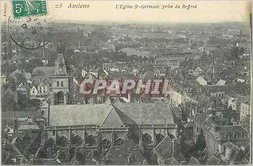 Cartes postales Amiens L Eglise Saint Germain prise du Beffroi