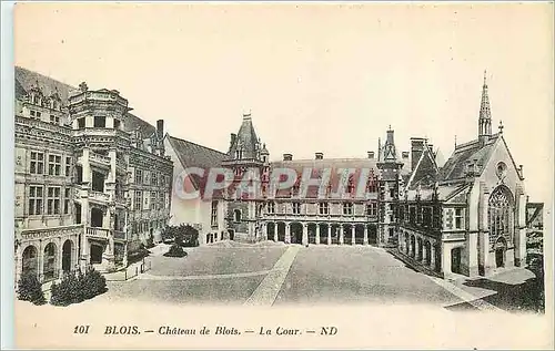 Cartes postales Blois Chateau de Blois La Cour
