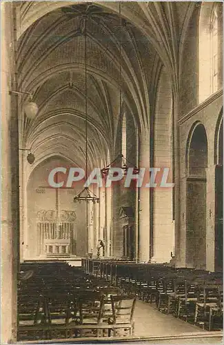 Ansichtskarte AK Solesmes L Interieur de l Eglise Abbatiale