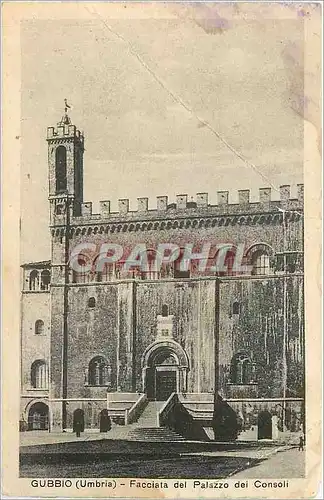 Cartes postales Gubbio Umbria Facciata del Palazzo dei Consoli