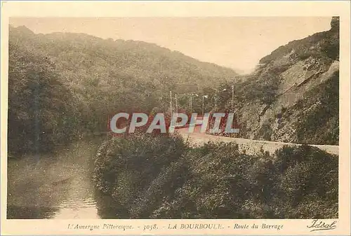 Cartes postales La Bourboule Route du Barrage