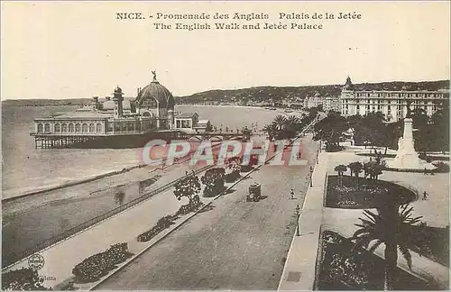 Cartes postales Nice Promenade des Anglais Palais de la Jetee