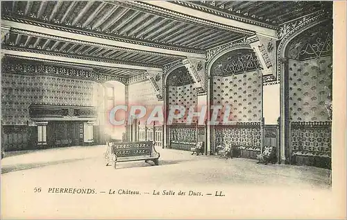 Cartes postales Pierrefonds Le Chateau La Salle des Ducs