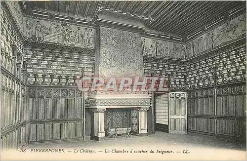 Cartes postales Pierrefonds Le Chateau La Chambre a coucher du Seineur