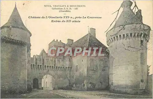 Cartes postales Chateau de l Oisellerie pres la Couronne