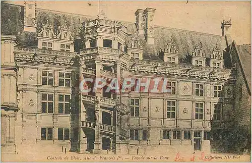 Ansichtskarte AK Chateau de Blois dite de Francois Facade sur la Cour