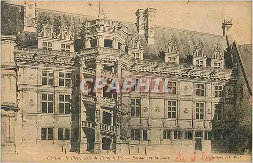 Cartes postales Chateau de Blois dite de Francois Facade sur la Cour