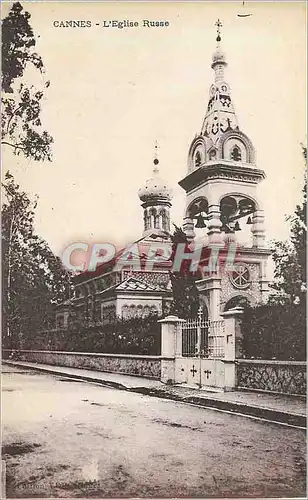 Ansichtskarte AK Cannes L Eglise Russe