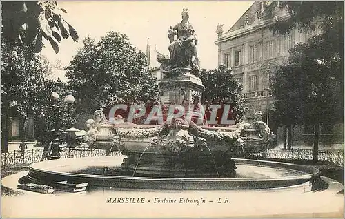 Ansichtskarte AK Marseille Fontaine Estrangin