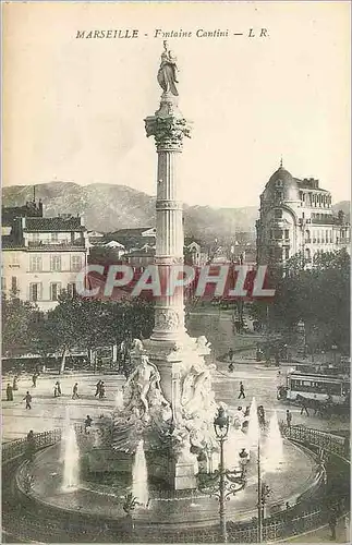 Cartes postales Marseille Fontaine Cantini