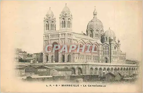 Cartes postales Marseille La Cathedrale