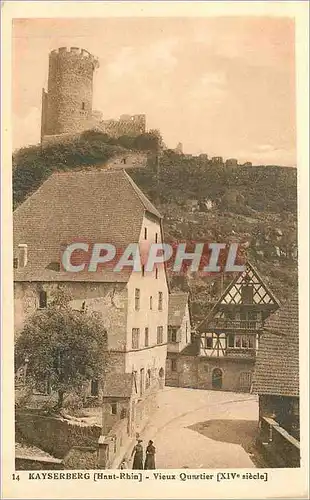 Ansichtskarte AK Kayserberg Haut Rhin Vieux Quartier