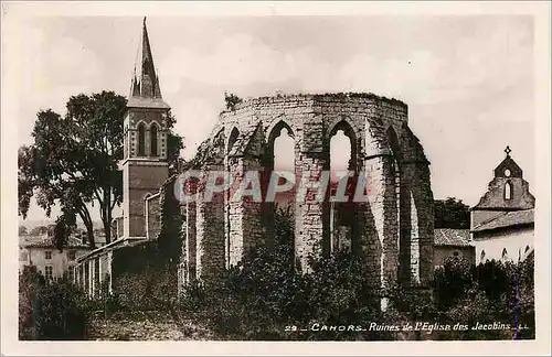 Cartes postales moderne Cahors Ruines de l Eglise des Jacobins