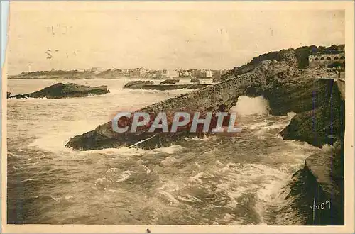 Ansichtskarte AK Biarritz Basses Pyrenees La Roche le Cap Saint Martin