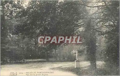 Ansichtskarte AK Palais de Fontainebleau Vue sur le Jardin Anglais