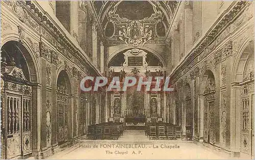 Ansichtskarte AK Palais de Fontainebleau La Chapelle