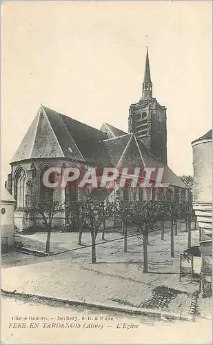 Cartes postales Fere en Tardenois Aisne L Eglise