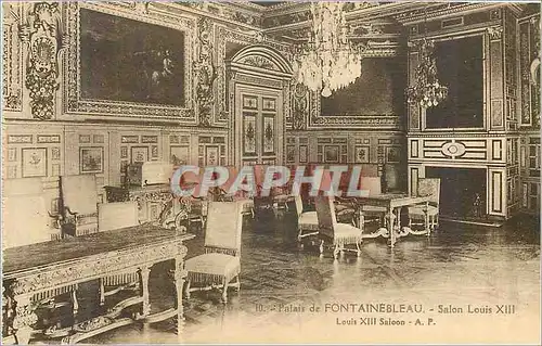 Cartes postales Palais de Fontainebleau Salon Louis XIII