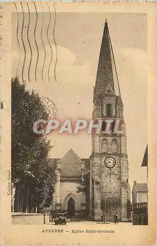 Cartes postales Auxerre Eglise Saint Germain
