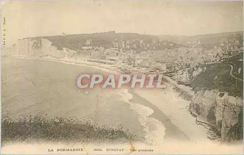 Cartes postales Etretat Vue generale