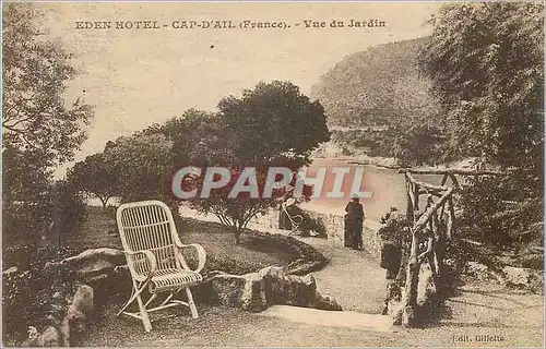 Cartes postales Eden Hotel Cap d Ail Vue du Jardin