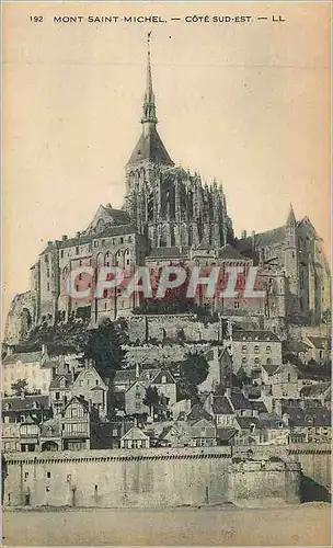 Cartes postales Mont Saint Michel Cote Sud Est