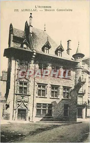 Cartes postales Aurillac Maison consulaire