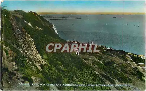 Cartes postales moderne Le Havre Ste Adresse de la Have belle Vue sur l Estuaire